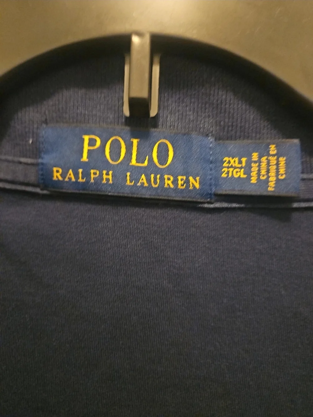 Ralph Lauren Men’s Navy Polo Shirt with Gold Pony
